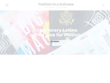 Tablet Screenshot of fashioninasuitcase.com